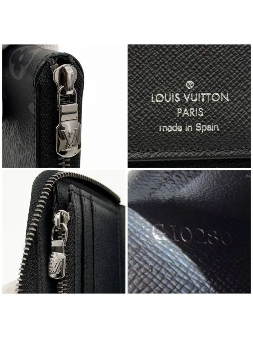 Louis Vuitton Zippy Wallet Vertical Eclipse